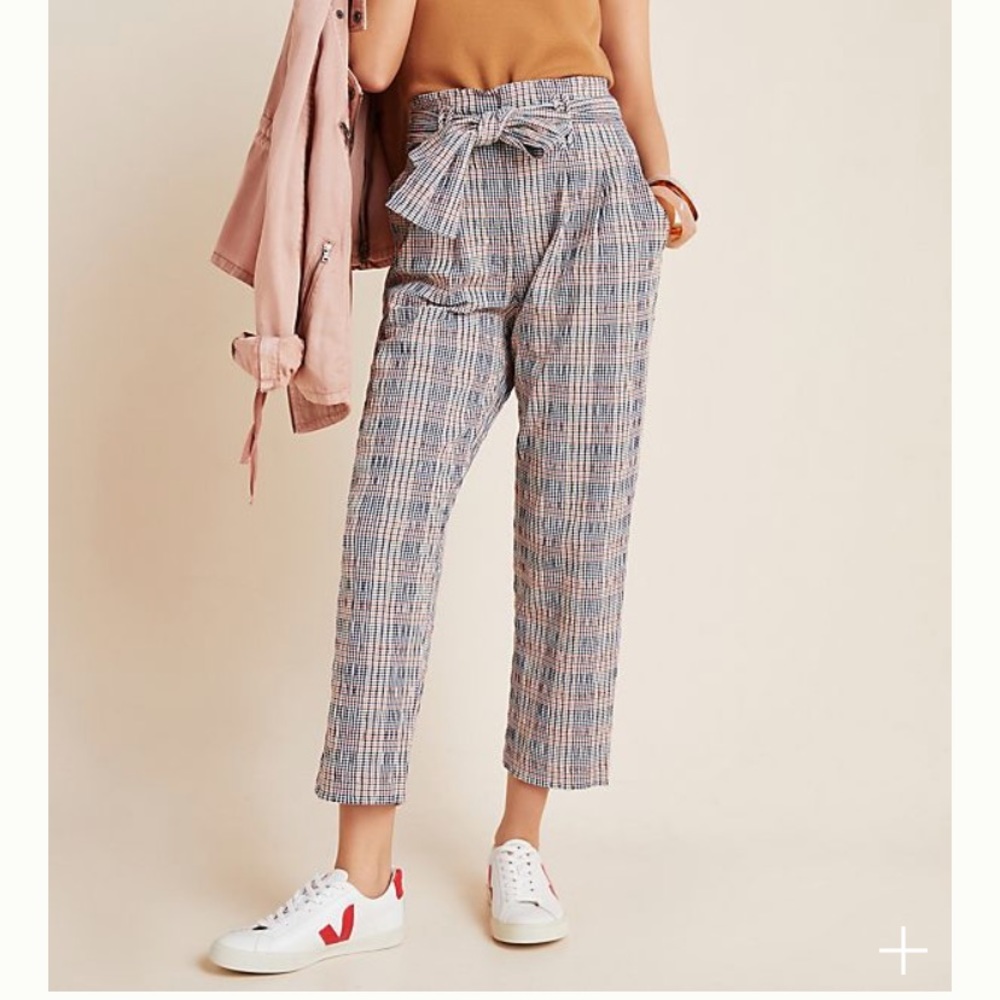 NWT Anthropologie Hazelle Slim Trousers